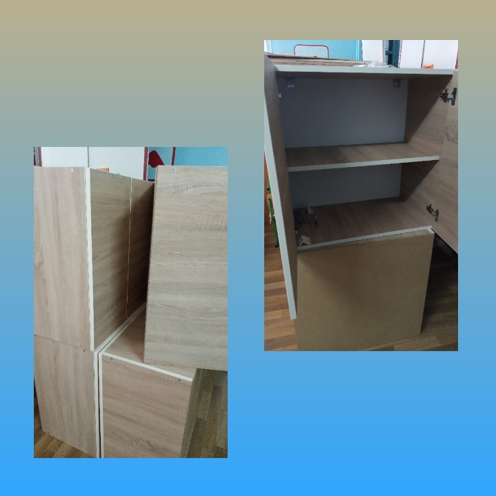 Dotarea a 4 grupe , de către DETS Buiucani din IET NR.143  cu modilier pentru băile sanitare